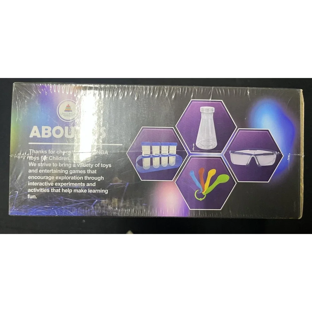 UNGLINGA 50 Fun Science Experiments Kit Chemistry Earth Physics‎ STEM Kids